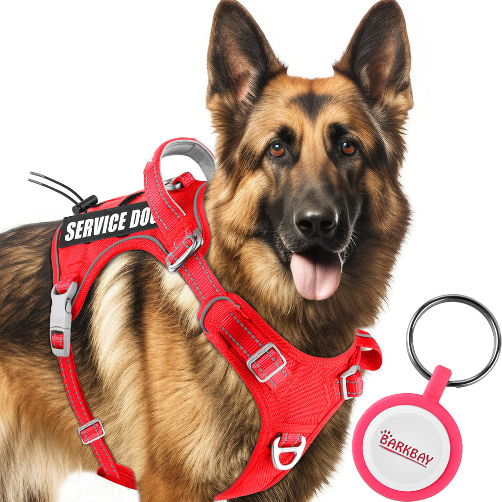 BARKBAY Service Dog Vest Tactical Dog Harness