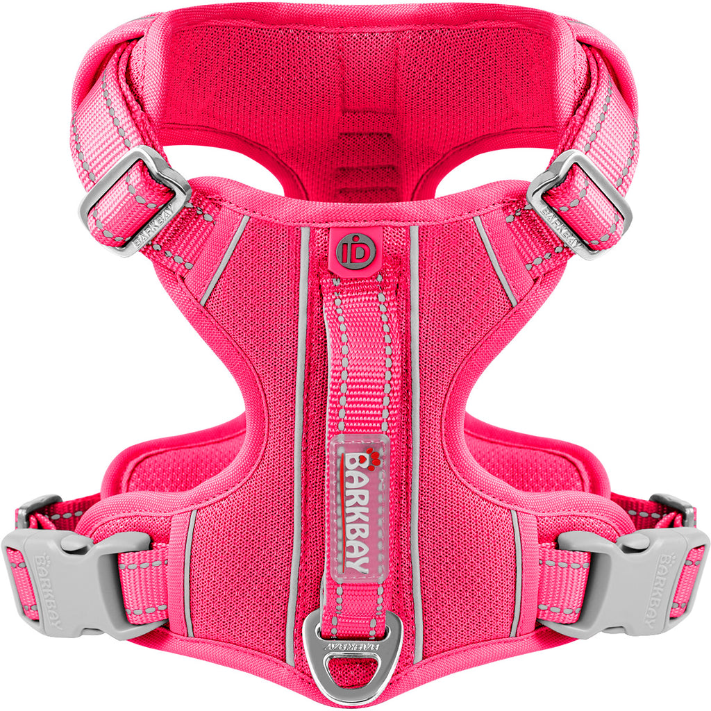 BARKBAY No Pull Dog Harness Front Clip with ID tag Pocket