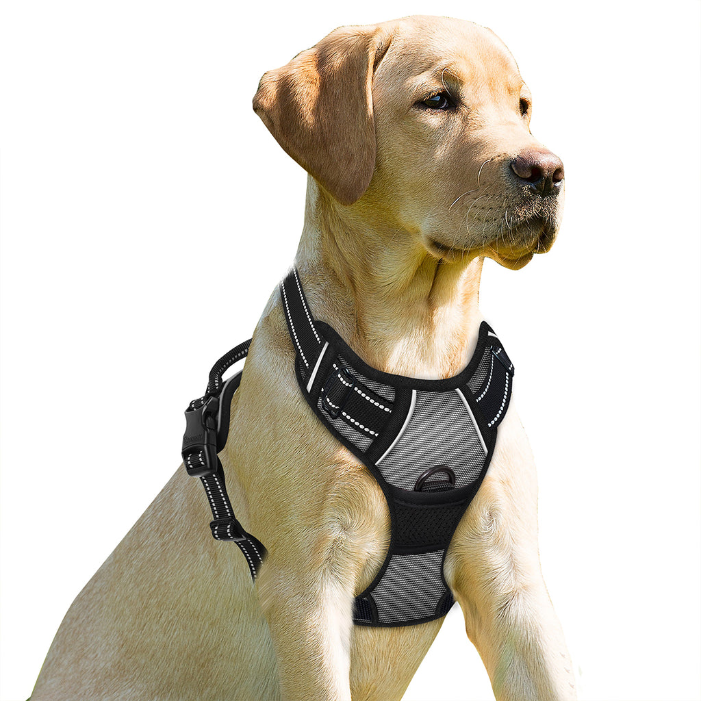 BARKBAY No Pull Dog Harness Front Clip Heavy Duty Reflective