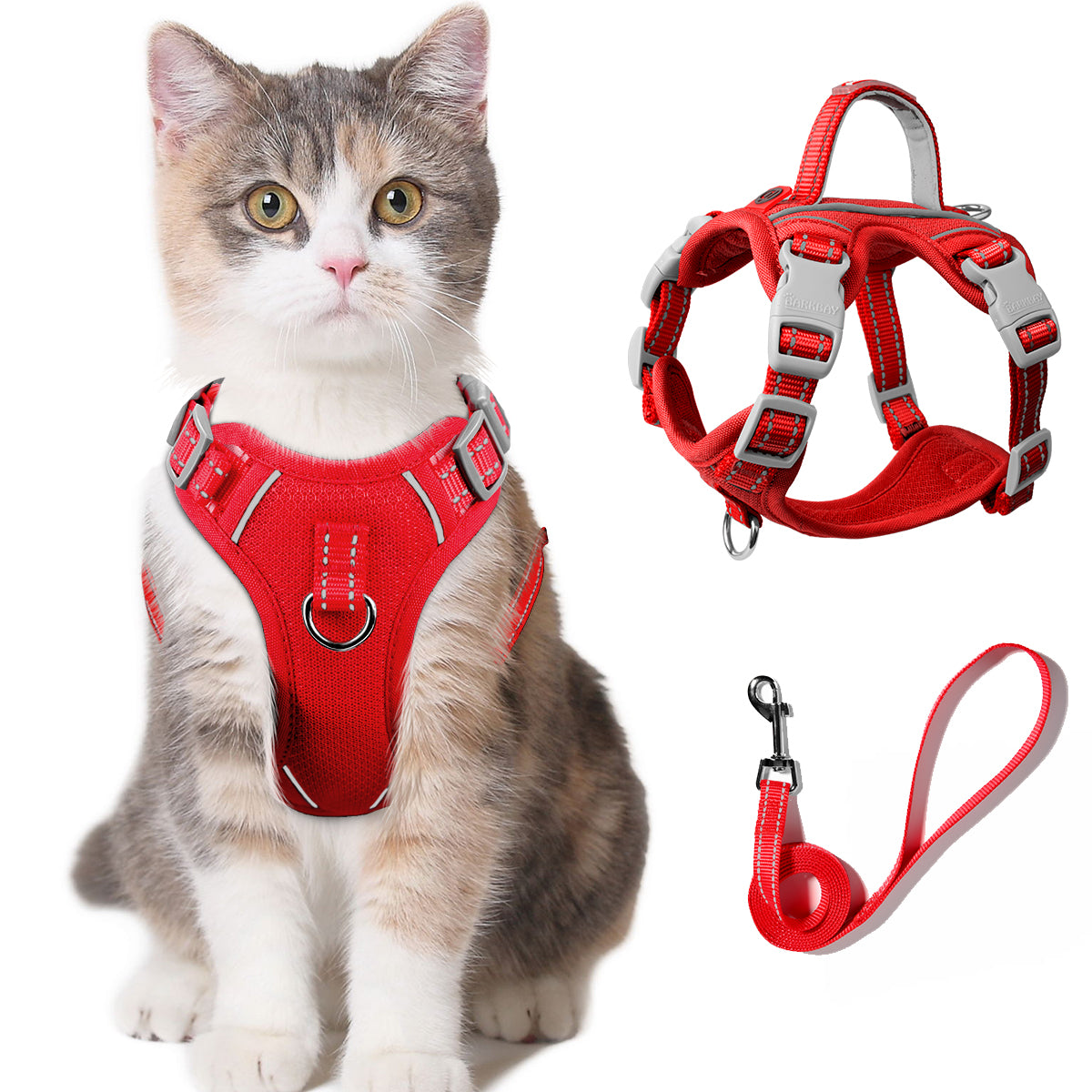 HoldPro OpenFit NoEscape Cat Harness Set