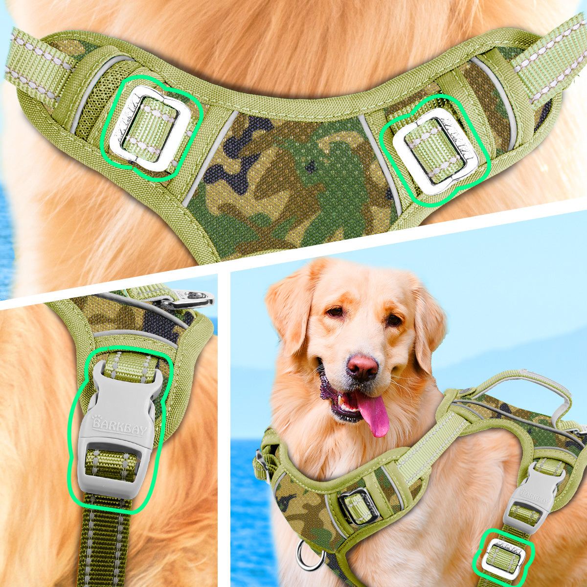 Air No Pull Dog Harness with Patterns