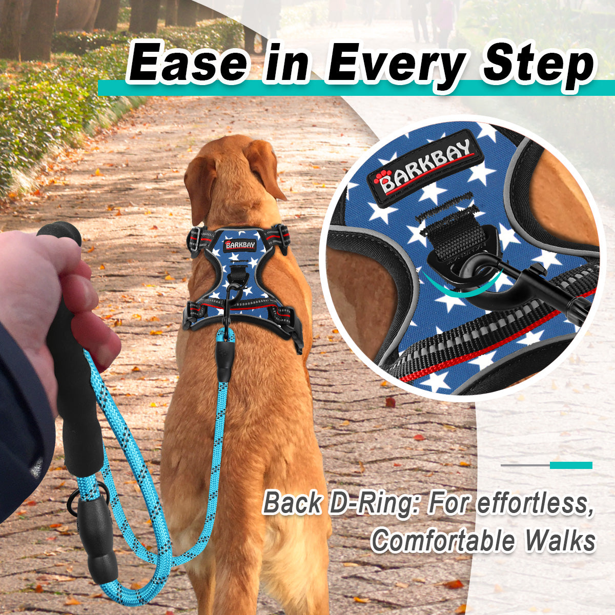 NoPull Adventure Dog Harness with Patterns