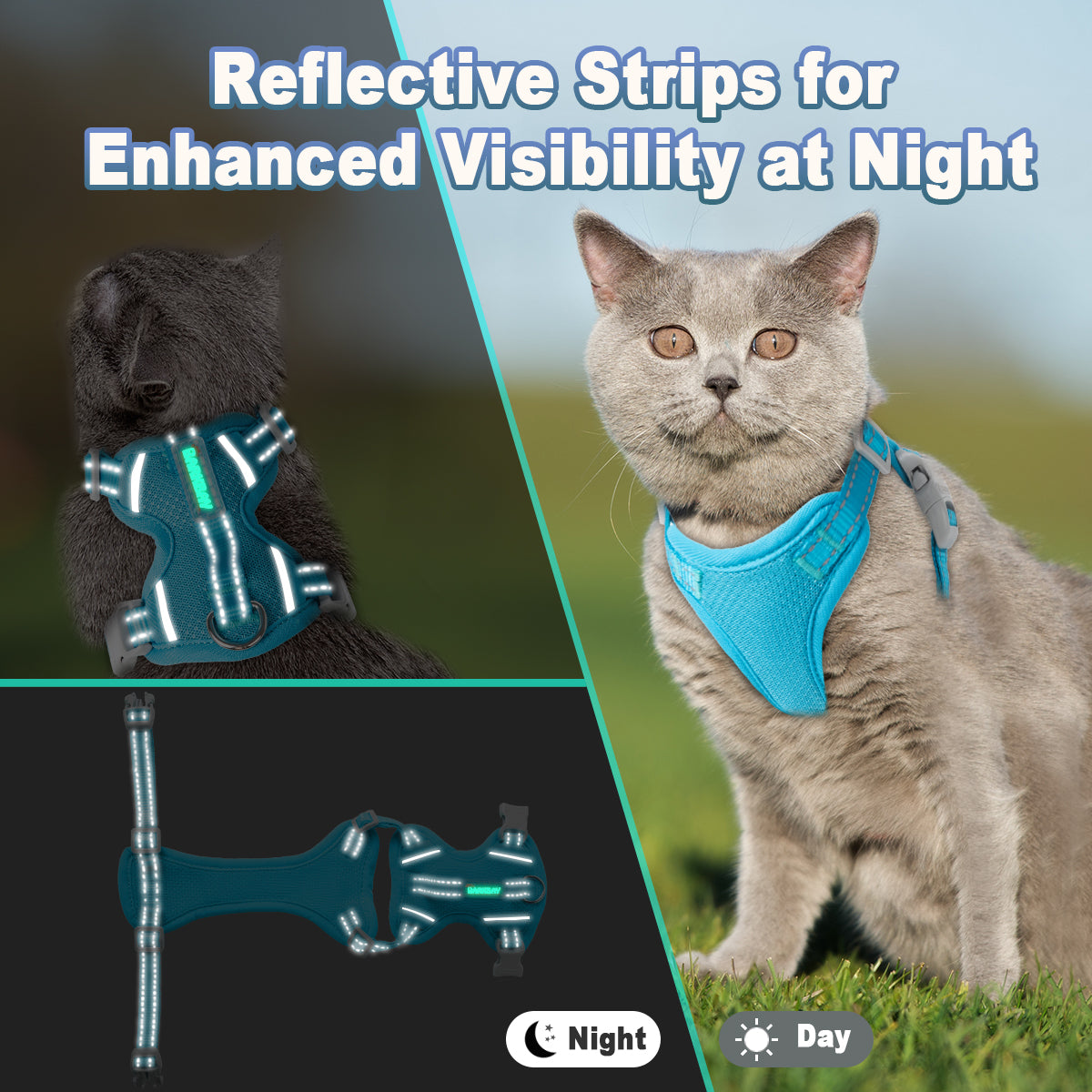 HoldPro NoEscape Cat Harness Set