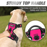 BARKBAY No Pull Dog Harness Front Clip Heavy Duty Reflective for Large Dog Walking