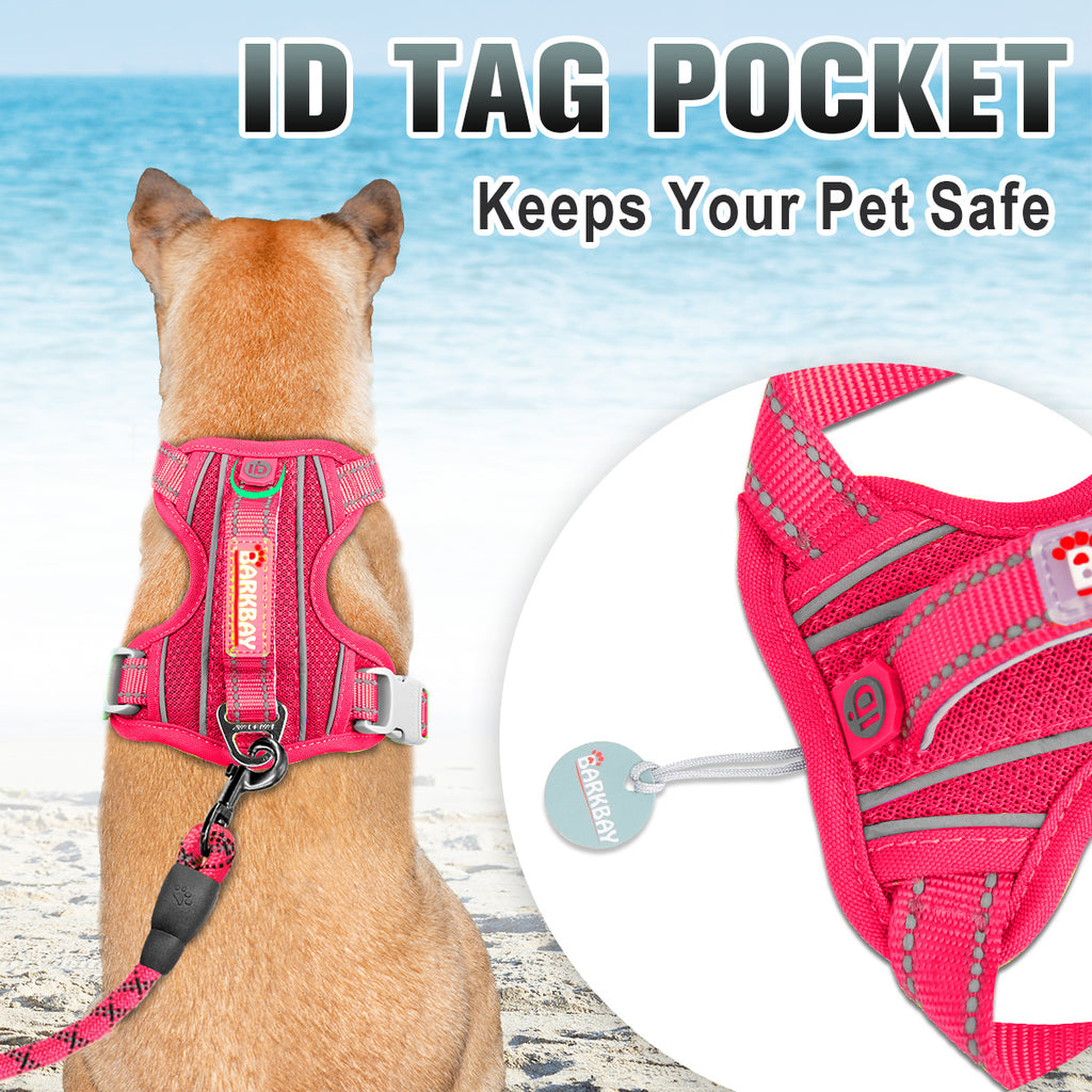 BARKBAY No Pull Reflective Dog Harness with Control Handle