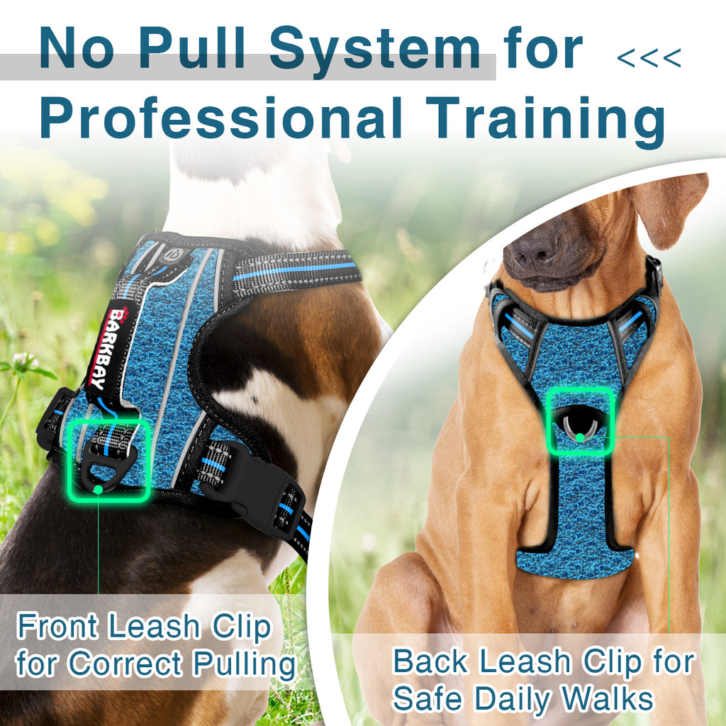 BARKBAY Dog Harness No Pull with ID Tag Pocket