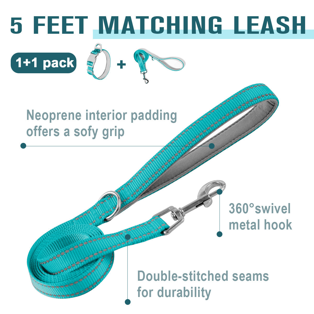 Adventure Dog Collar & Leash Set