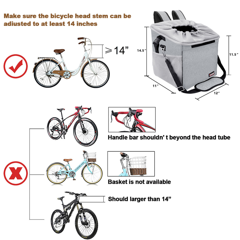 All-In-One Bike Basket Cargo Plus