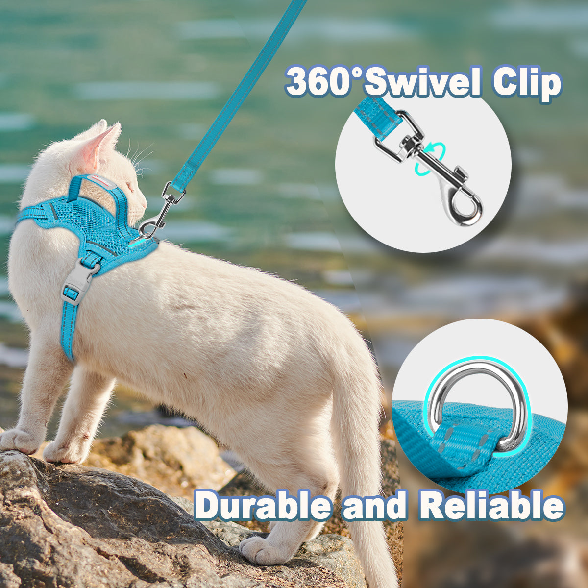 HoldPro NoEscape Cat Harness Set