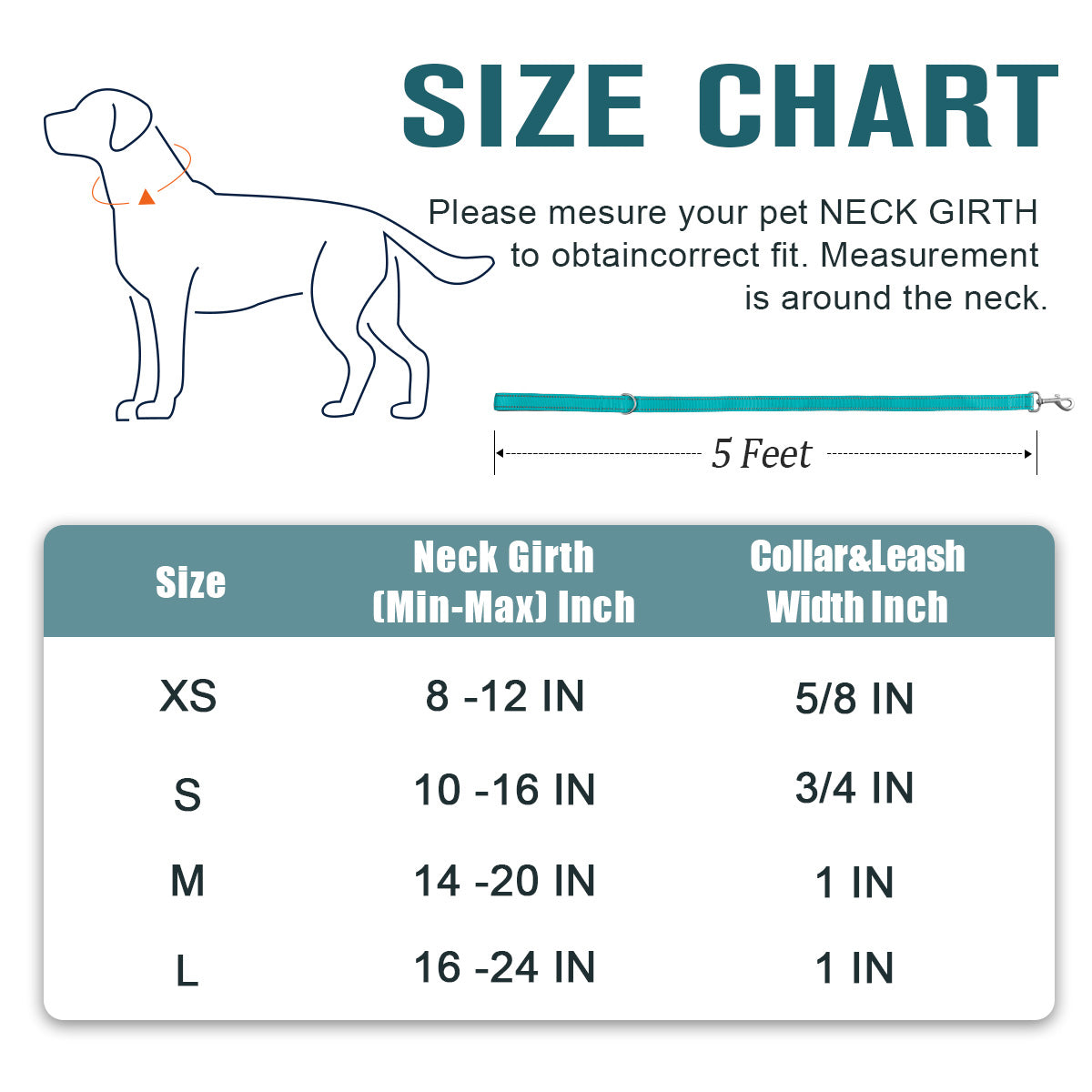 Adventure Dog Collar & Leash Set