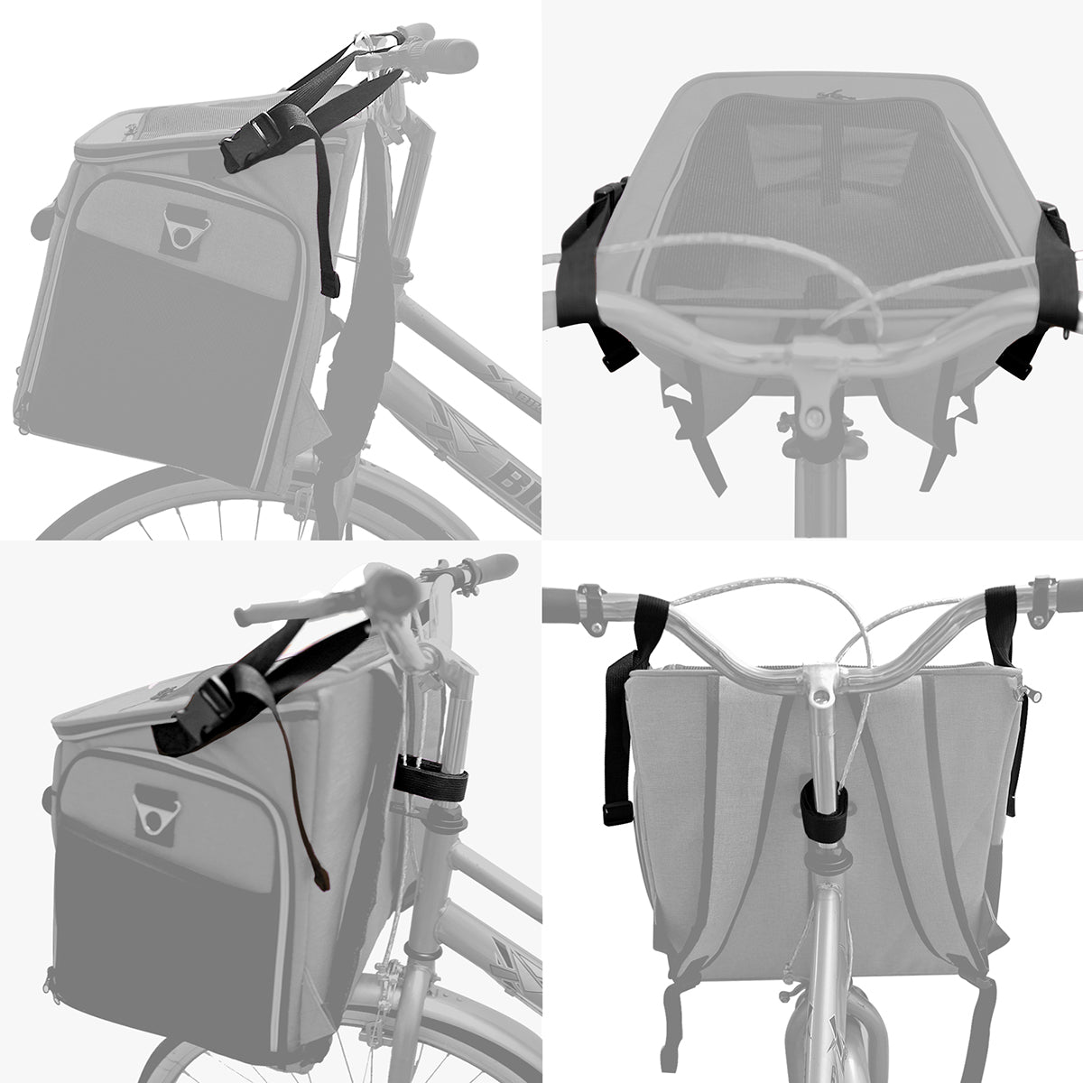 All-In-One Expandable Bike Basket