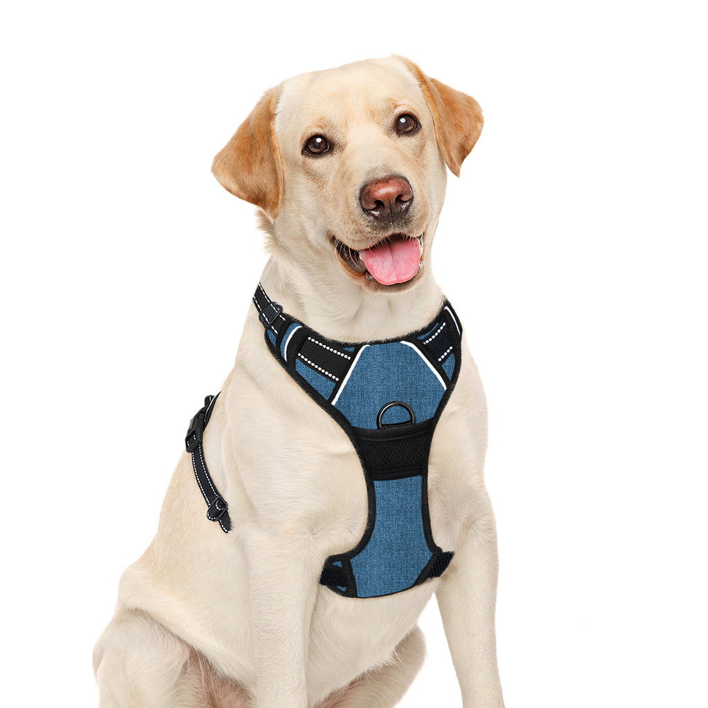 BARKBAY No Pull Dog Harness Front Clip Heavy Duty Reflective