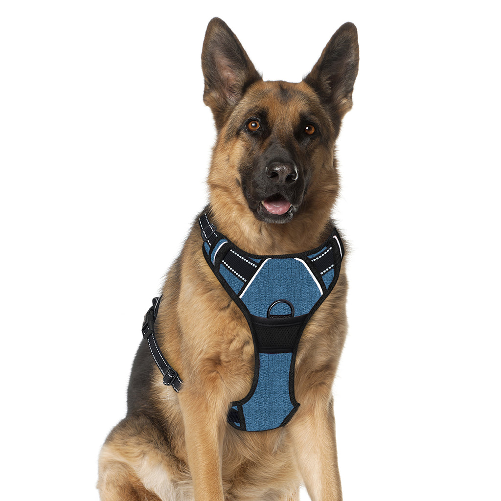 BARKBAY No Pull Dog Harness Front Clip Heavy Duty Reflective